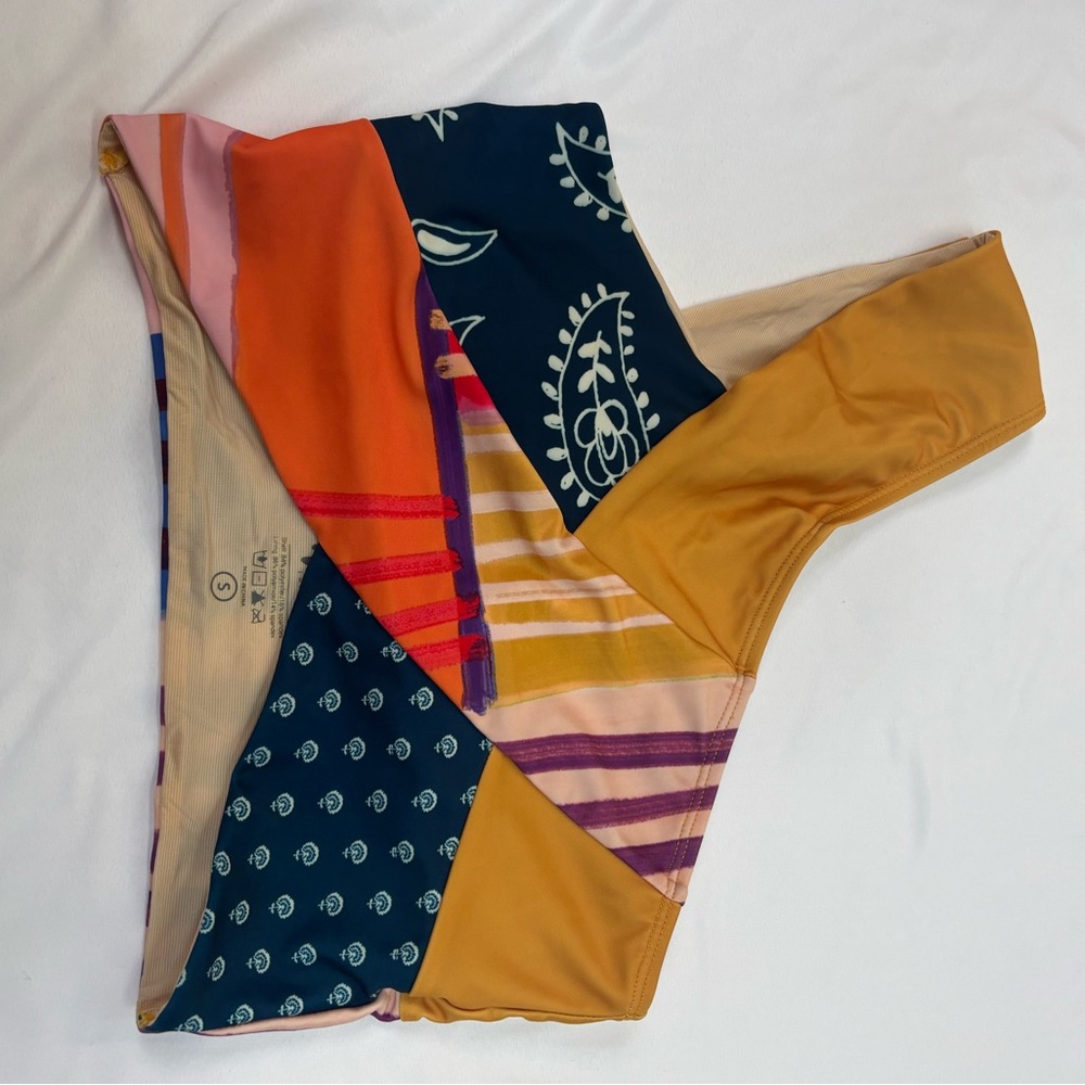 Nani Santiago patchwork too one should bikini swimsuit size small - Picture 3 of 6